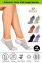 Original 6 Pairs Bamboo Ultra Comfort Anti-Sweat Soft Non-Binding Seamless Premium Short Socks