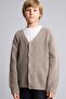 V-Neck Ribbed Basic Knitwear Cardigan for Boys H9209A826Wn