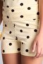 Polka Dot Short Combed Cotton Tights for Girls I6400A826Hs - 4