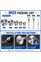 Multipurpose Cutting 9pcs Rotary Tool Cutting Wheel Set HSS Saw Disc Blades 1/8' & 1/4' Shank Wood P - 6
