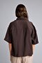 Overshirt Fit Modal Single Pocket Short Sleeve Shirt I7410Ax26Hs - 5