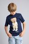 Overshirt Fit Crew Neck Teddy Bear Printed Short Sleeve T-Shirt for Boys I6733A826Hs - 3