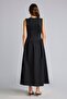 100% Cotton Crew Neck Sleeveless Midi Dress I5054Ax26Au - 5