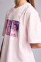 100% Cotton Kpop - Demon Hunters Oversized Crew Neck Short Sleeve T-Shirt for Girls H7335A826Sm - 8