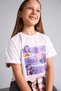 100% Cotton Kpop - Demon Hunters Licensed Crew Neck Short Sleeve White T-Shirt Girls I0025A826Hs - 3