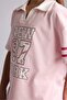 V-Neck Printed Short-Sleeved Light Pink T-Shirt for Girls H7251A826Hs - 4