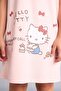 100% Cotton Hello Kitty Licensed Short Sleeve Light Pink Nightgown for Girls H5516A826Sm - 4