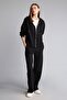 Relax Fit Zippered Hooded Long Sleeve Basic Cardigan G5440Ax26Sp - 2