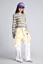 Regular Fit Polo Collar Striped Sweater for Girls I1736A826Au - 2
