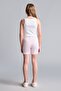Short Ribbed Light Pink Leggings for Girls I1270A826Sm - 5