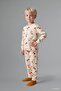 100% Cotton Long Sleeve Crew Neck Top Jogger Bottom Animal Printed 2-Piece Pajama Set Baby Boy H65 - 4