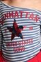 Fitted Kayık Collar Printed Ribbed Long Sleeve T-Shirt Girl Child I1895A826Au - 5