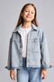 100% Cotton Jean Jacket for Girls H2229A826Sp - 5