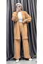 Seersucker Textured Belted Cardigan and Pants Double Set - 4