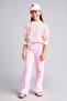 Wide Leg Elastic Tie Waist Cotton Sweatpants for Girls I1621A826Au - 2
