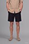 Breathable Regular Fit Black Bermuda Shorts with Pockets G6717Ax26Sm - 3