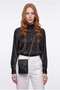 Bianca Faux Leather Chain Strap Women's Crossbody Mini Bag with Phone Compartment - 4