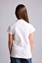 100% Cotton Regular Fit Basic Short Sleeve Polo White T-Shirt Girls I0427A620Au - 5