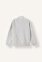 Boxy Fit High Collar Printed Soft Fleece Inside Zippered Sweatshirt Cardigan with Pockets E1367Ax26Sp - 2