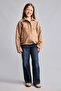 Ultra Soft Suede Zipper Pocket Short Coat Girls H7803A826Wn - 2