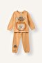 100% Cotton Printed Sweatshirt Top Elasticized Leg Bottom 2-Piece Pajama Set Baby Boy I1437A526Au - 6
