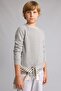 Crew Neck Basic Plain Waffle Long Sleeve School T-Shirt Boys V1186A625Au - 3