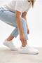 Women's White Powder Sneaker Casual Sports Shoes 068