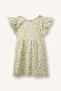100% Cotton Patterned Ruffle Short Sleeve Dress Baby Girl H2176A526Sm - 3
