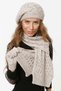 Stone Women's Scarf Beanie Gloves Set - Set of 3 - 3