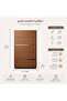 Highpoint Storage Cabinet with Functional Design and Practical Storage Space Smart Organization 70X40Cm Brown - 2