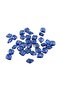 Royal Blue Inner Hollow Special Pattern 23X20 mm Acrylic Beads (5 Pieces)
