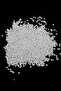 08 Sand Matte White 3 mm Beads (100 Gr 6000 Pieces)