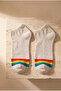 Men's Colorful Striped 5-Piece Booties Socks - 3