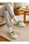 Women's Cute Frog Patterned Winter Soft Plush House Slippers Stc1326 - 2
