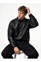 LEATHER BOMBER JACKET - 2