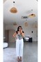 White Aerobin Harem Pants - 3