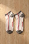 3 Pack Way Men's Booties Socks White - 4