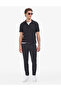 Black Regular Fit 100% Cotton Pocketed Non-Curling Buttoned Polo Collar Basic T-Shirt 50325290-Vr046 - 4