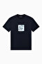 Men's Crew Neck T-Shirt Navy Blue - 2