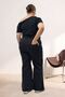 5061 Jeans with Stitching Detail - Black - 5