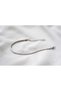 Ezme Model Serrated Detailed Chain 3mm Thick Silver Color Model Unisex (Women/Men) Steel Bracelet/ 19+4cm