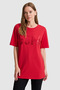 Women's Red Crew Neck Basic T-Shirt 50321690-Vr171