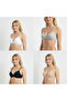 Women's Cotton Non-Wired Non-Padded 4-Pack My First Bra Bb2322 - 7