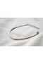 Ezme Model Chain 3mm Thick Silver Color Model Unisex (Women/Men) Steel Bracelet/ 19+4cm