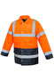 Sefton Reflective Coat Orange-Navy Blue