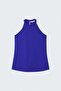 Halter Neck Blouse - Sax Blue - 2