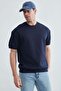 Crew Neck Embroidered Pique T-Shirt - 3