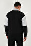سويت شيرت رجالي ذو ياقة واقفة وسحاب نصف سحاب من Color Block Regular Fit 5905719 - 7