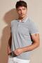 Cotton Regular Fit Stripe Detailed Buttoned Polo Collar 5 Pack t Shirt Men's t Shirt 5902118 - 5