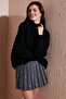Premium Oversize Fit Turtleneck Soft Textured Knitwear Sweater Sweater 680Kz00469 - 2